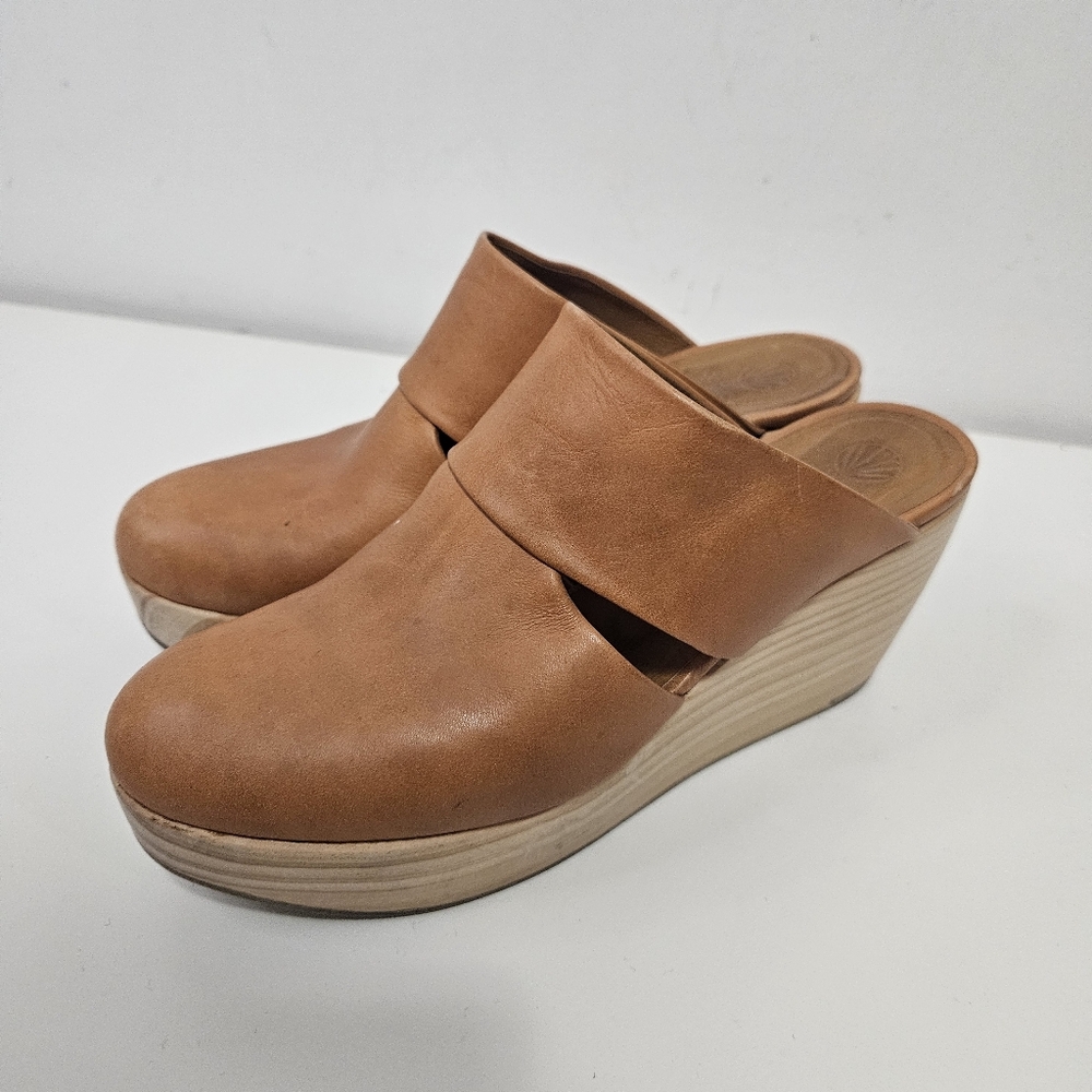 Coclico Hazel Genuine Leather Clog mules Sz 7.5 / 38 EUR